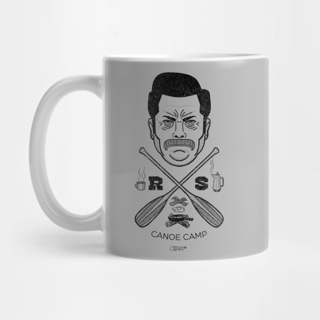 Ron Swanson Canoe Camp by GiMETZCO!